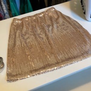 Gold skirt size 2-4 great Taylor Swift Eros Tour